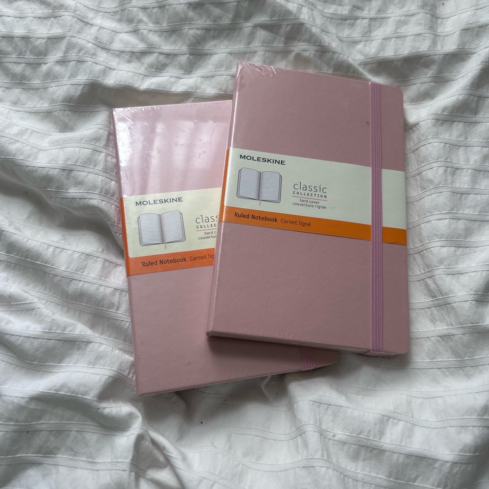 Moleskine Blush Pink Classic Ruled Notebook Set